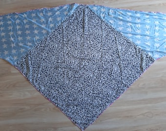 BIG Silk scarf, Vintage scarf, Scarf collection, Scarves for women, Woman Scarf, Baroque scarf, Blue Scarf, Leopard scarf, Woman shawl