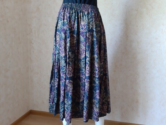 tight at the waist Vintage French sleeveless fluid heart-masked dress sundam dress in multicolored viscose cotton