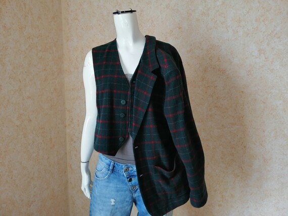 vintage green blazer