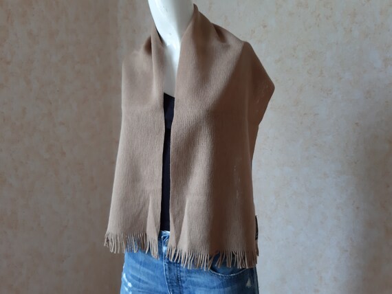 Wool scarf vintage. Scarves for women. Unisex Sca… - image 3