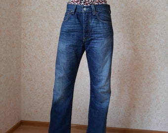 Jeans Vintage Classic 501 W31 L30, gamba dritta, stile grunge anni '90, denim da donna e da uomo
