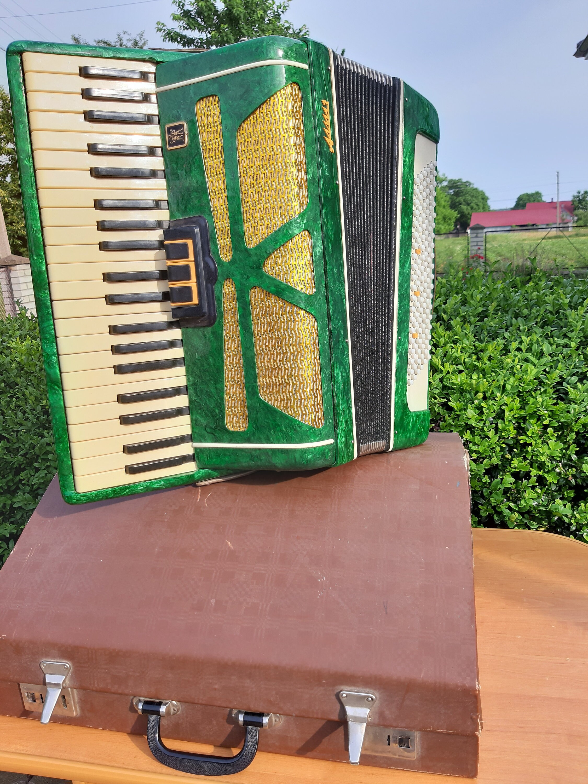 Ukraine Accordion ALMAZ 120 Bass Made in Ukraine Accordion Etsy
