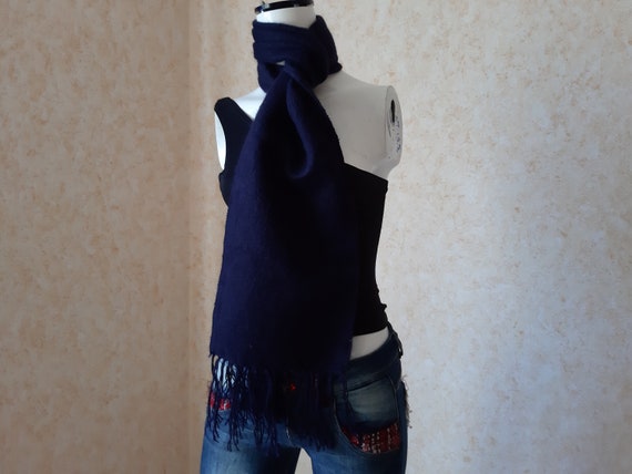Alpaca scarf vintage. Scarves for women. Unisex S… - image 7