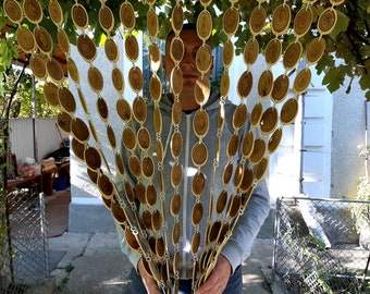 Perlenvorhang jede Größe/ Made in Ukraine/ Türperlen/ Perlen Türvorhang/ Holz Perlen Türvorhang/ Hippy/ Boho Dekor/ Handgemachter Türvorhang