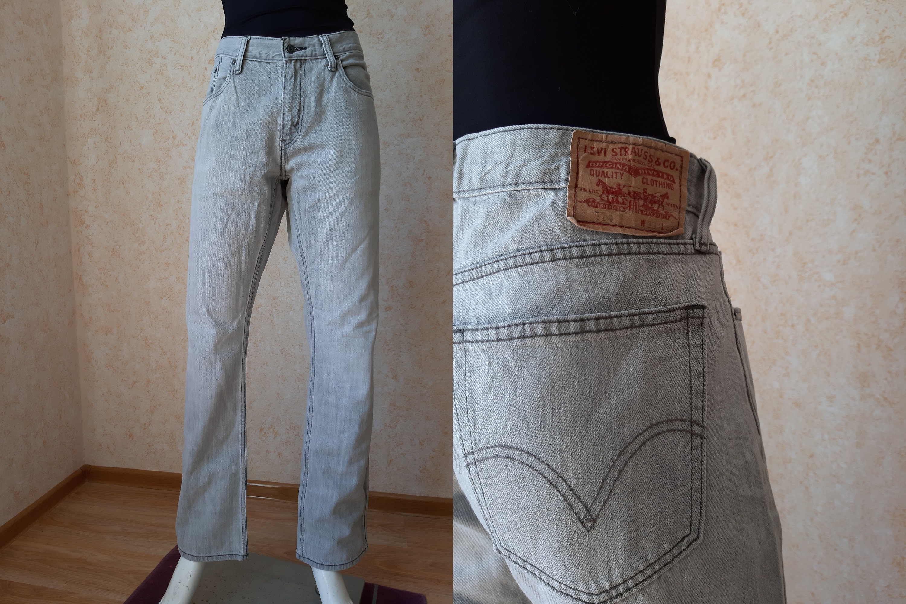 Levis W33 L32 - Etsy Canada
