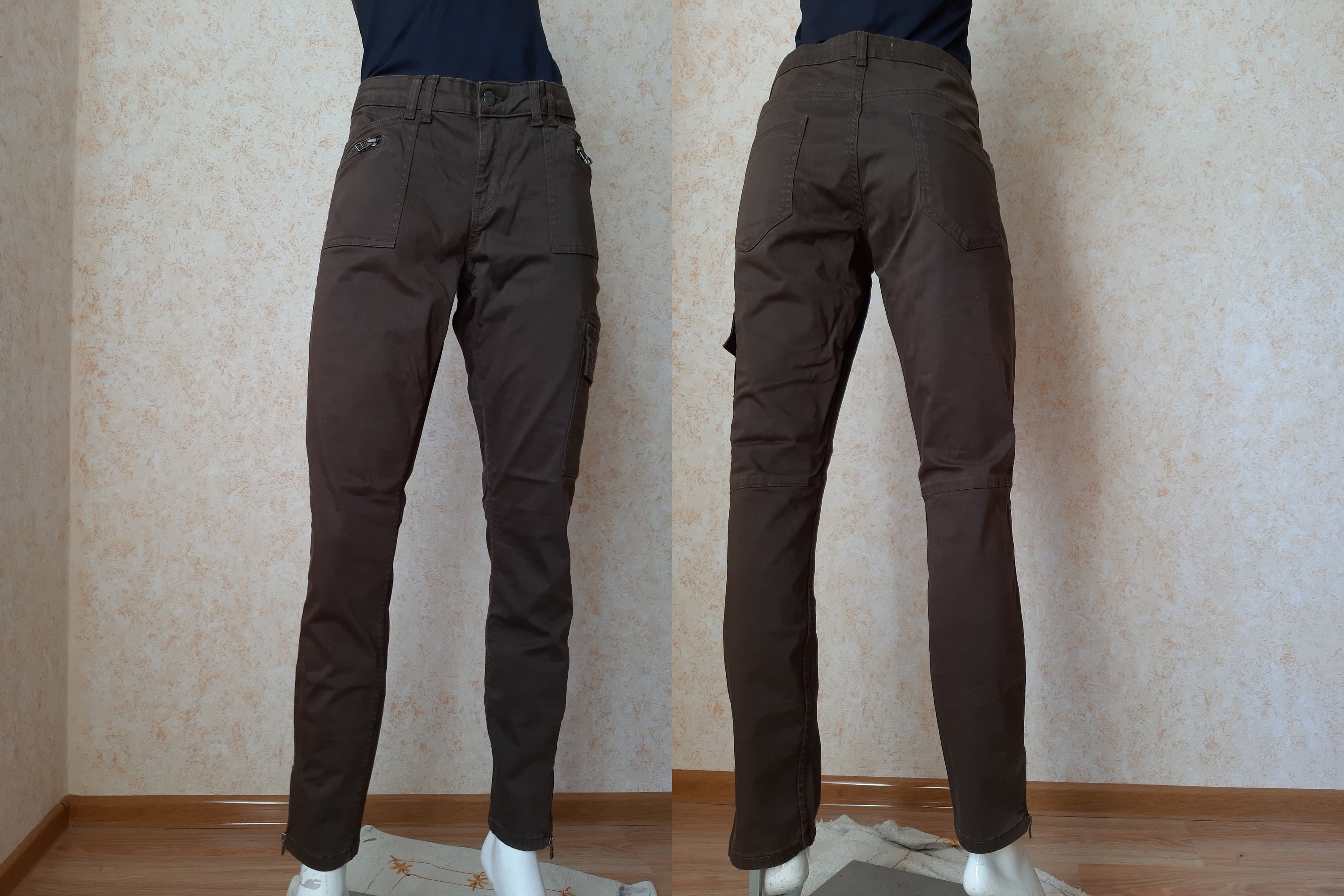 Vintage Denim jeans Brown mens jeans Size UK 16 Mustang denim Etsy