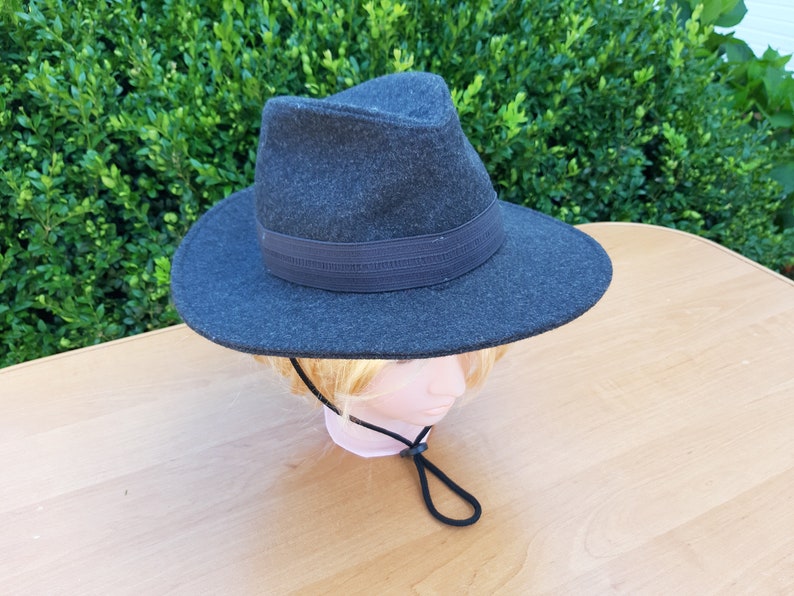 Vintage Trachten Capo Hat. Blue Tweed Fedora. Austrian Wool Etsy