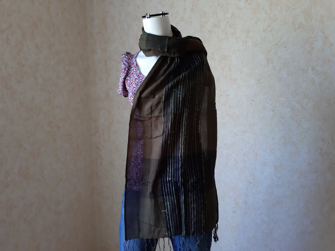Zgehnao Longue écharpe, grande écharpe note de musique châle pour homme et femme, foulard multifonction unisexe, polyvalent, écharpe d'extérieur châle à porter au quotidien, Noir , Length 90cm