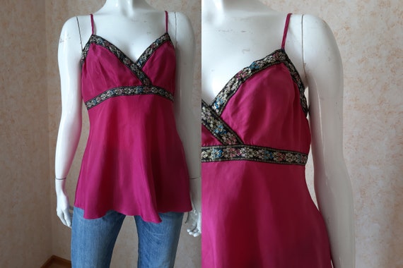 warehouse pink blouse