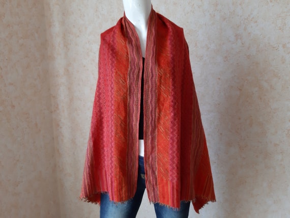 Wool scarf vintage. Scarves for women. Unisex Scar