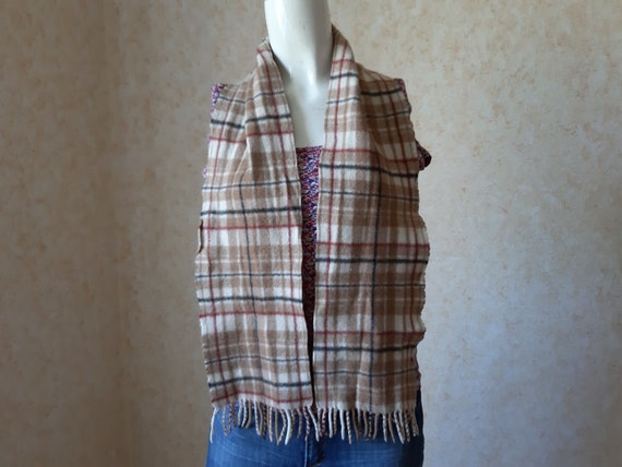 Cashmere scarf vintage. Scarves for women. Unisex… - image 2