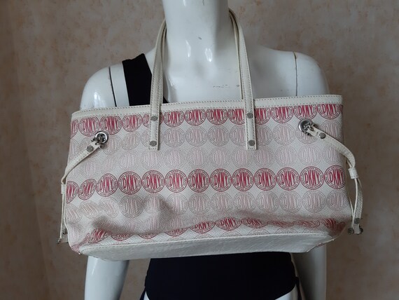 Vintage DKNY Bag Lovely Classic Vintage White Col… - image 1