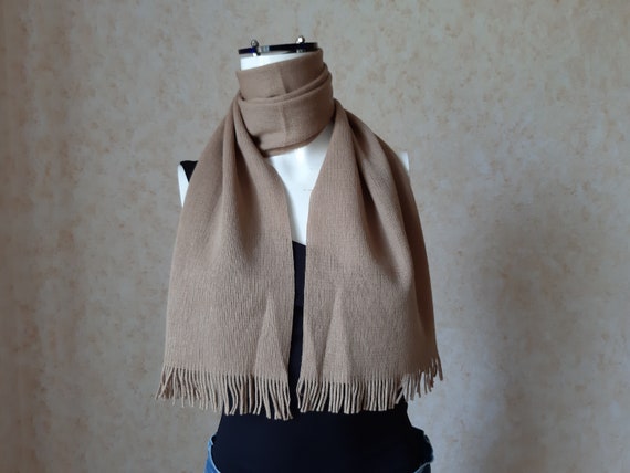 Wool scarf vintage. Scarves for women. Unisex Sca… - image 6