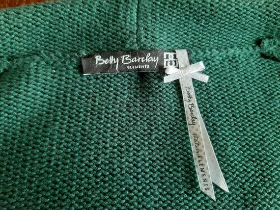 Vintage Betty Barclay Cardigan Vintage Green swea… - image 8