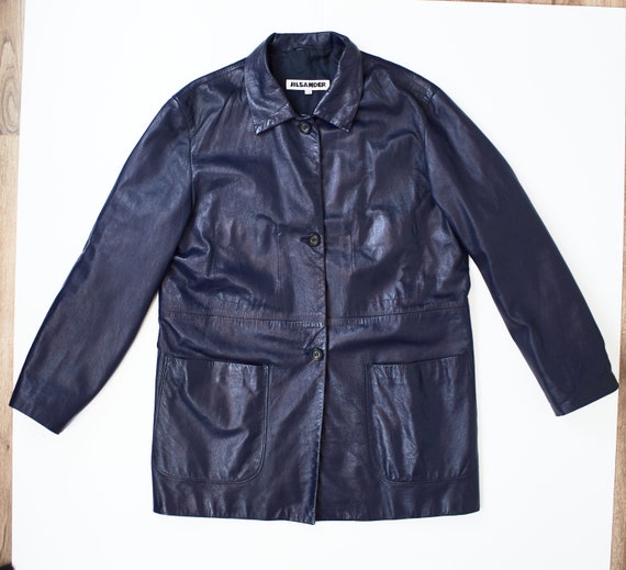 Vintage Jil Sander leather jacket Jil Sander leath