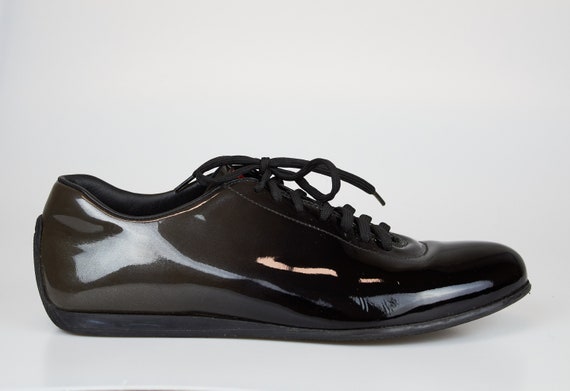 Vintage Prada sneakers lace up Prada shoes Prada b