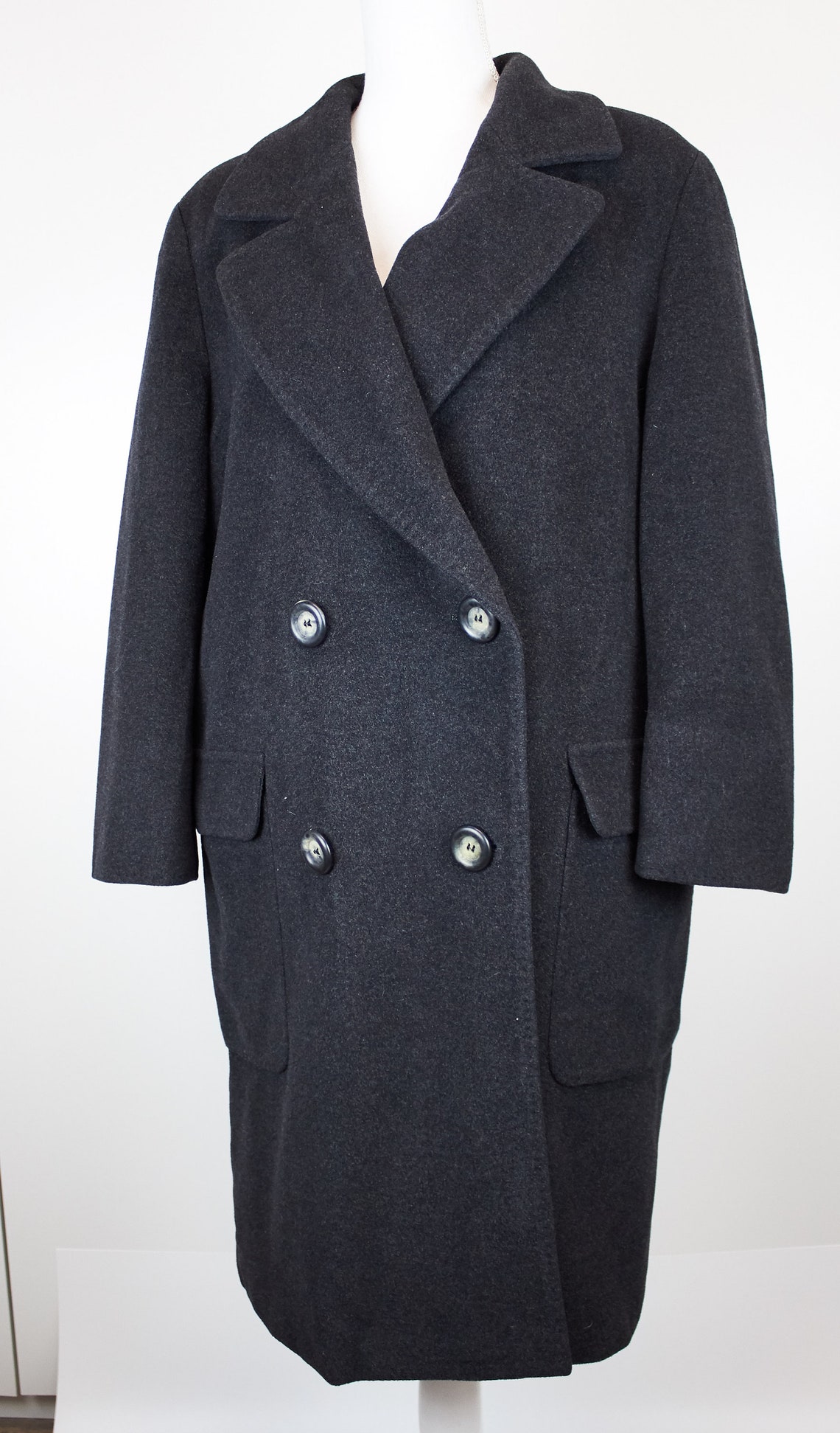 Vintage Sportmax by Max Mara Wool Cashmere Coat Double - Etsy