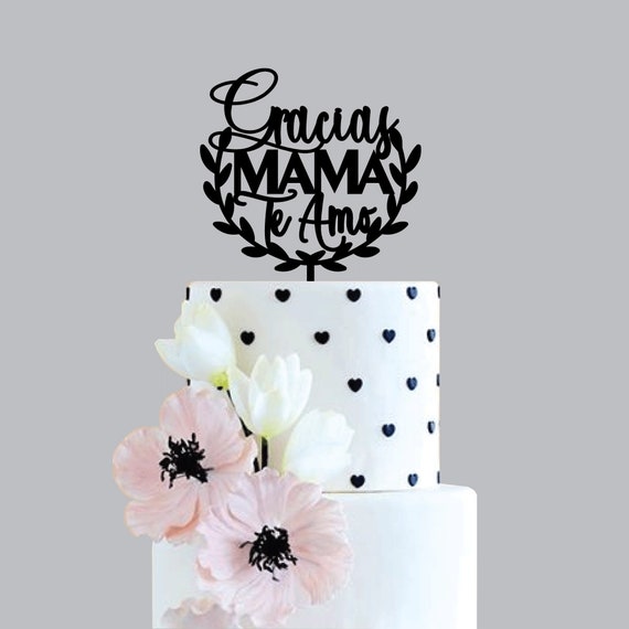 Adorno pastel tarta dia de la madre Cake Topper dia de la - Etsy España