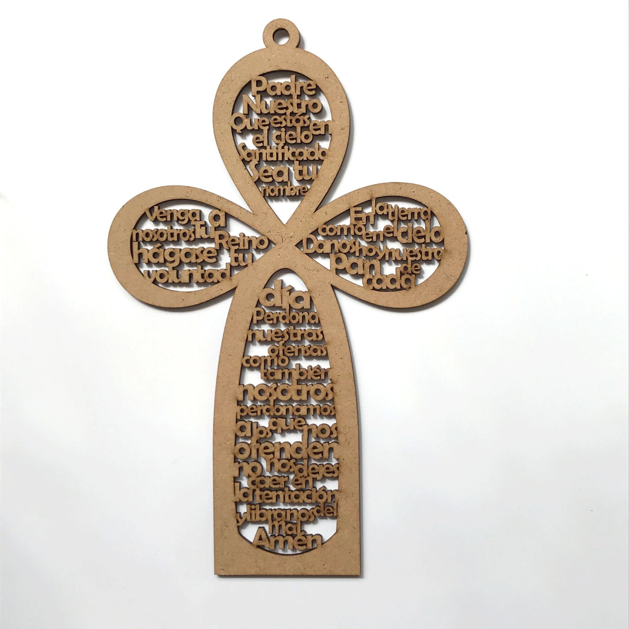 Cross Prayer Father Our Father Cross Wall Psd Wooden Cross Etsy