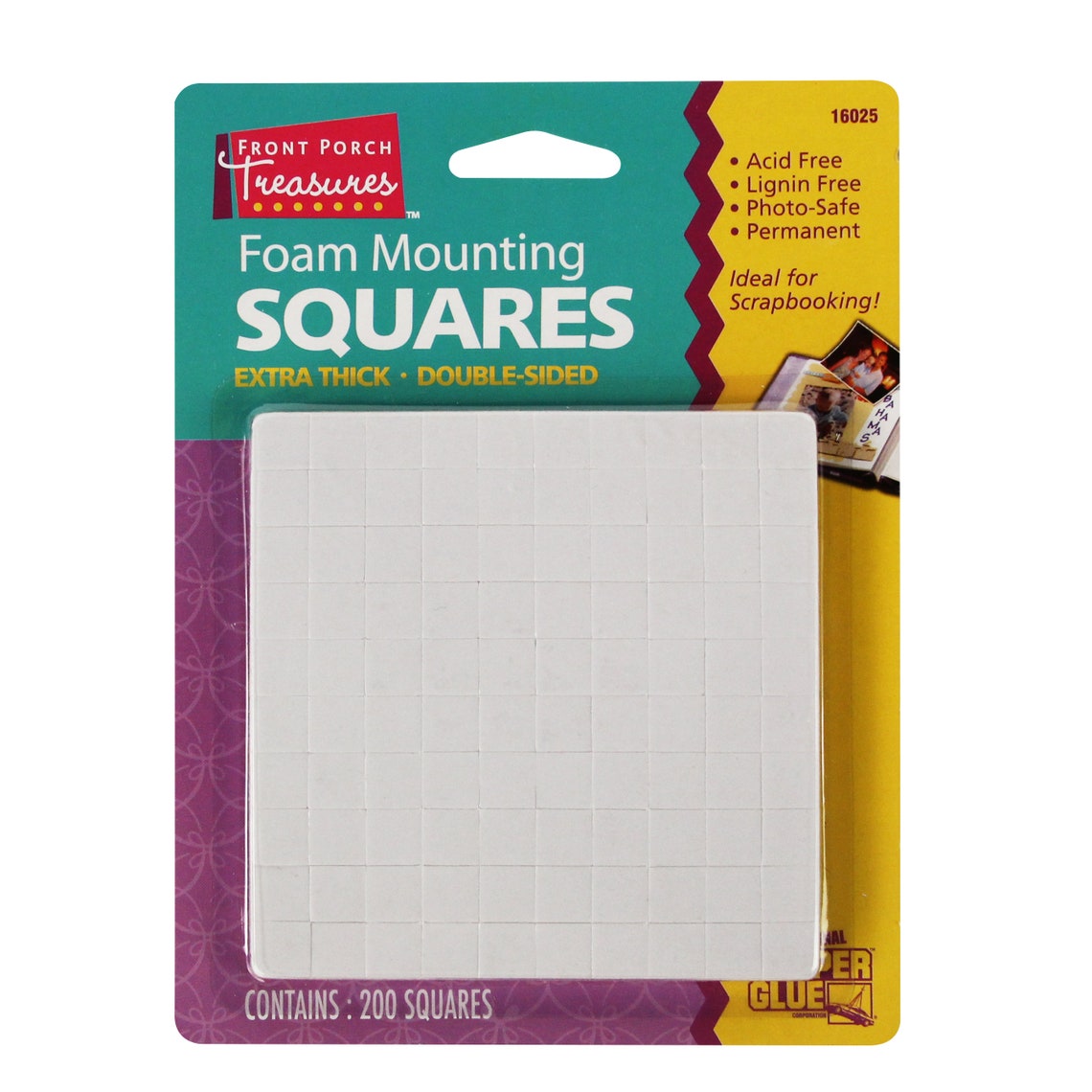 double sided foam squares