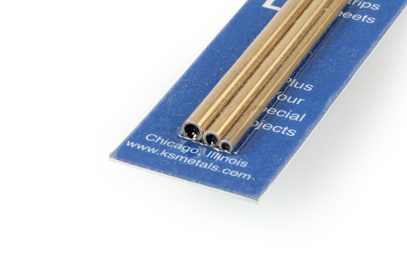 K&S 12in Soft Bendable Brass Tube and Rod Etsy UK