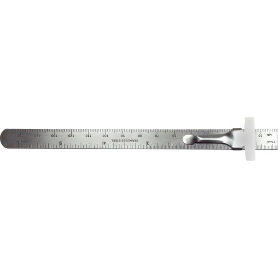 Double Side Stainless Steel 6 Inch Ruler