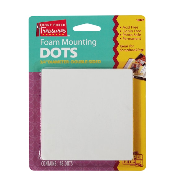 Foam Mounting Dots, Double-sided 2 Sizes 