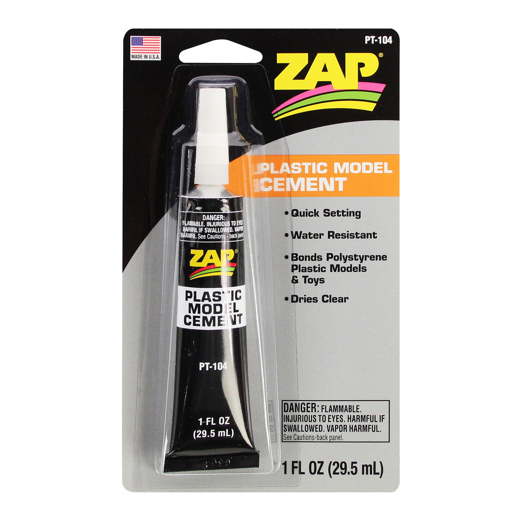 ZAP PT-104 Plastic Model Cement 1fl Oz, 29.5 Ml 