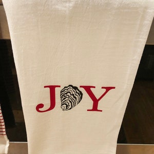 Oyster Joy Tea Towel