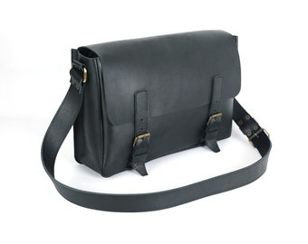 Mens Messenger Bag, Leather Shoulder Bag, Leather Handbag Massenger, Personalized Shoulder Bag