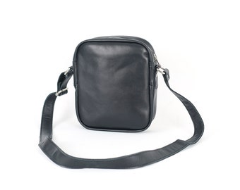Mens Shoulder Bag, Small Messenger Bag, Mens Leather Bag, Brown Leather Bag, Mens Leather Purse, Small Leather Bag, Black Leather Bag
