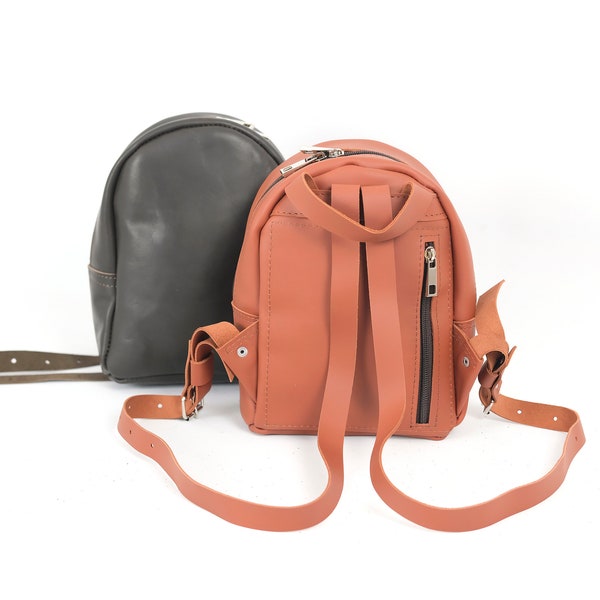 Small Leather Backpack, Leather Backpack, Leather Backpack Women, Women Leather Backpack, Leather Bag, Leather Bag Women