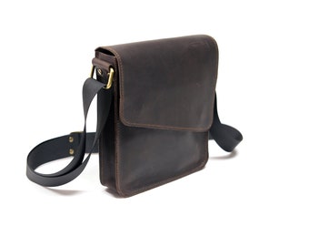 Men Leather Bag, Small Messenger Bag, Shoulder Bag Men, Leather bag, Leather bag men, Mens leather bag, men leather purse, small leather bag