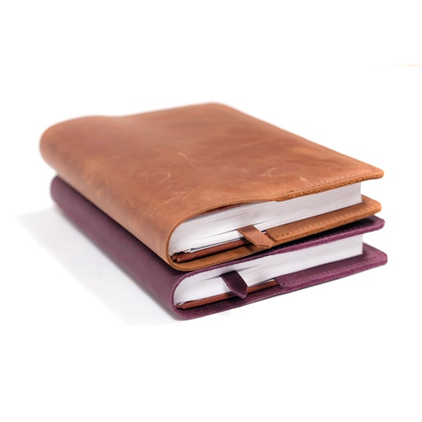 Couverture de carnet en cuir personnalisée, couverture de carnet personnalisée, couverture en cuir Hobonichi, couverture de carnet A6, couverture de carnet A5, couverture de carnet B5