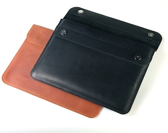 Personalized laptop case, Custom laptop case, Leather laptop case, Leather laptop sleeve, Leather Macbook sleeve, Leather Macbook case