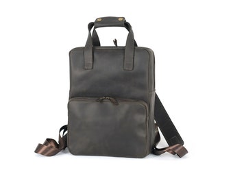 Mochila de cuero personalizada, Mochila de cuero hecha a mano, Mochila para hombre, Mochila para mujer, Mochila de cuero para hombre, Mochila de cuero para mujer