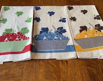 Vintage Tea Towels-Set of 3