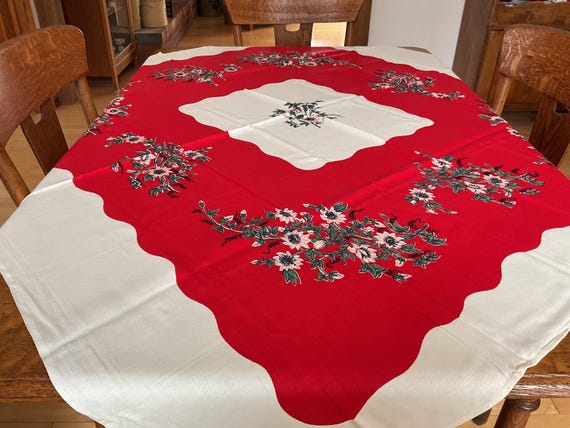 ヴィンテージ テーブルクロス 新古品 - Etsy 日本