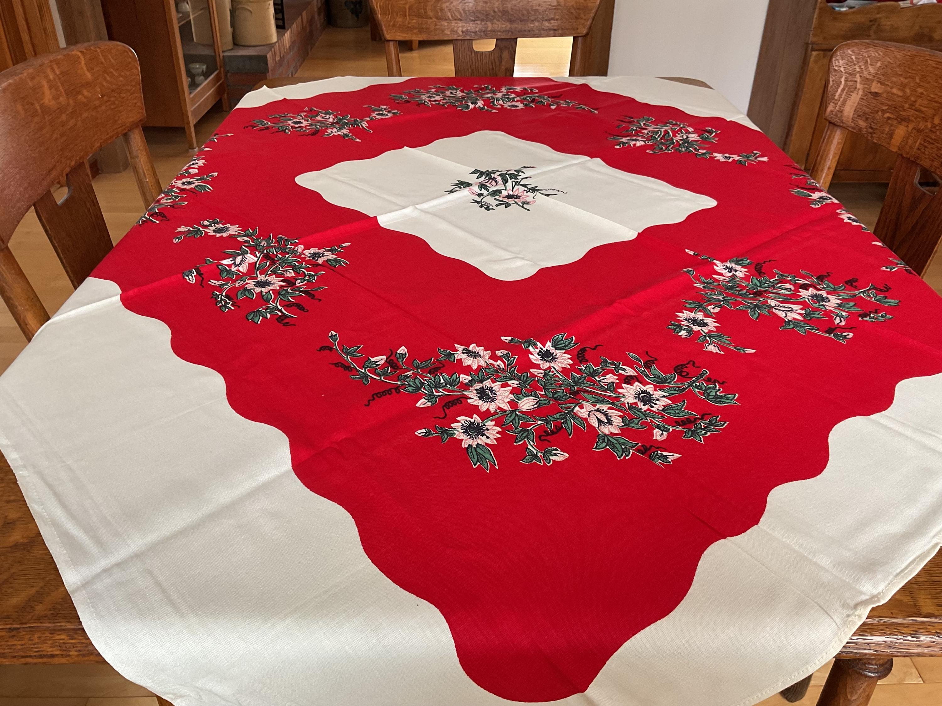 ヴィンテージ テーブルクロス 新古品 - Etsy 日本