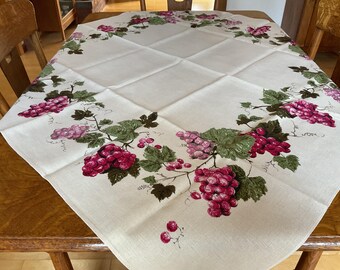 Vintage Tablecloth~Bright, Fabulous NOS