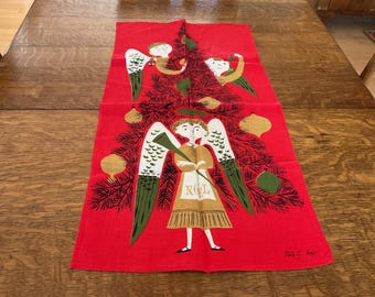 Awesome Floral Vintage Tablecloth