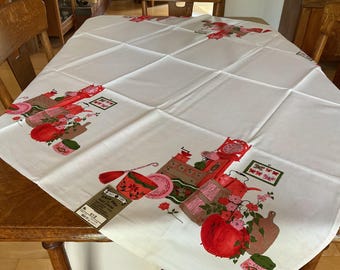 Vintage Tablecloth~Bright, Fabulous NOS