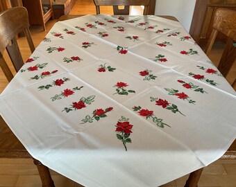 Tovaglia vintage Roses NOS