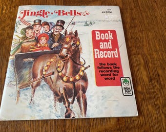 Vintage Christmas Book & Record