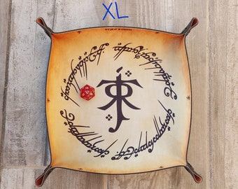 Dice-tray XL "Tolkien's rune", Tolkien, lord of the rings, role-playing games, rollenspiele, the one ring rpg, tabletop rpgs