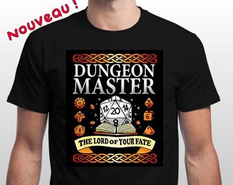 "Dungeon Master" T-SHIRT Dungeon Master, dungeons and dragons, roleplayer t-shirt, jdr game master gift