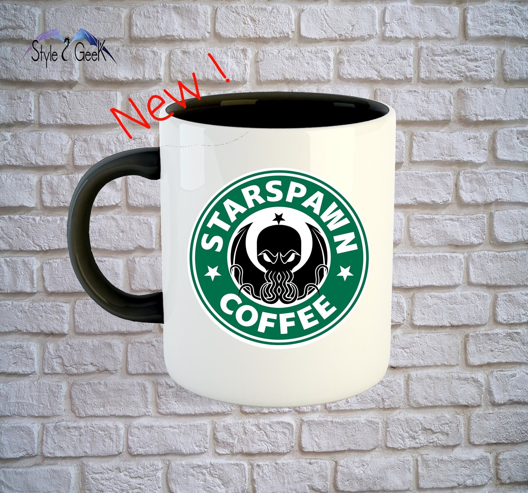 Mug Starbucks Cthulhu, Hp Lovecraft