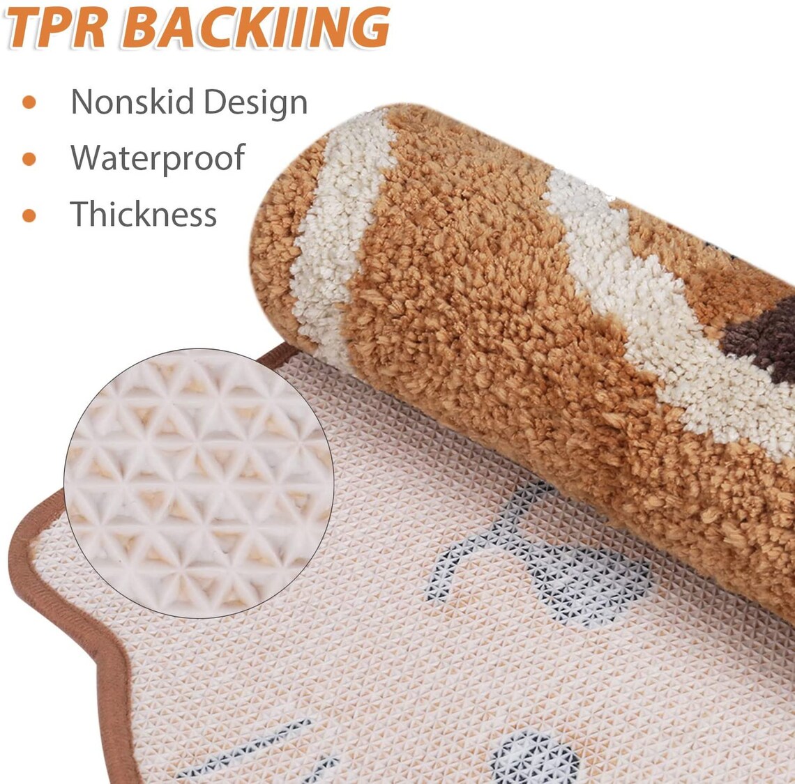 Adorable Design Cat Bath Mat Door Mat Dry Carpet Door Matt Etsy