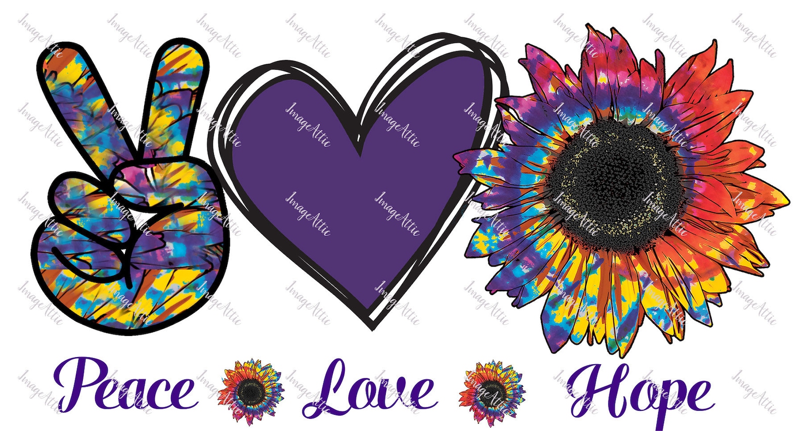 Peace Love Hope Digital Image Instant Download PNG - Etsy