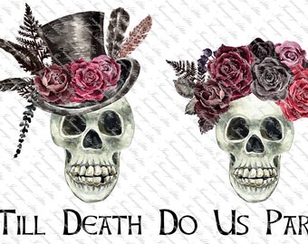 Bis zum Tod tun uns Teil - digitales Bild Instant Download, PNG, Sublimation Grafiken - 77441